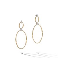 Orecchini Marco Bicego Donna Marrakech Onde in Oro Diamante 0.08 Ct OG369-B2 - OG369-B2